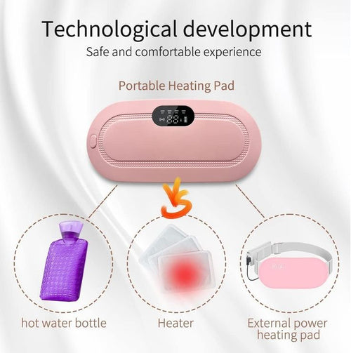 CrampEase™ | Portable Heating Cramp Massager