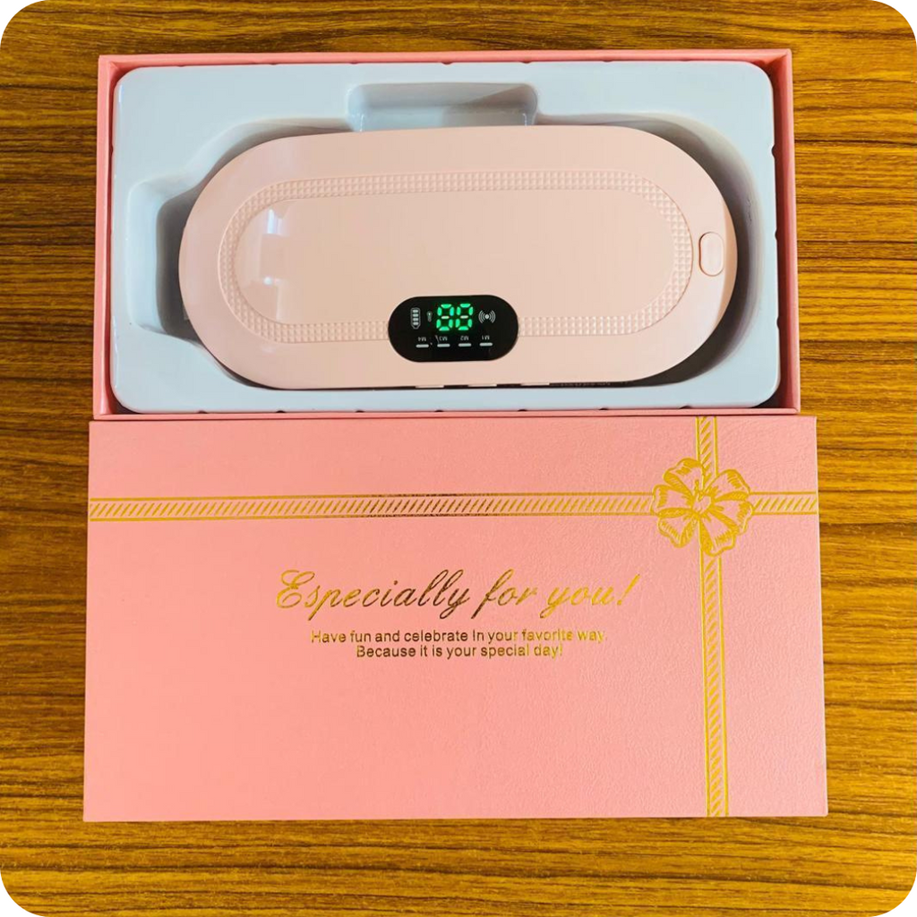 CrampEase™ | Portable Heating Cramp Massager